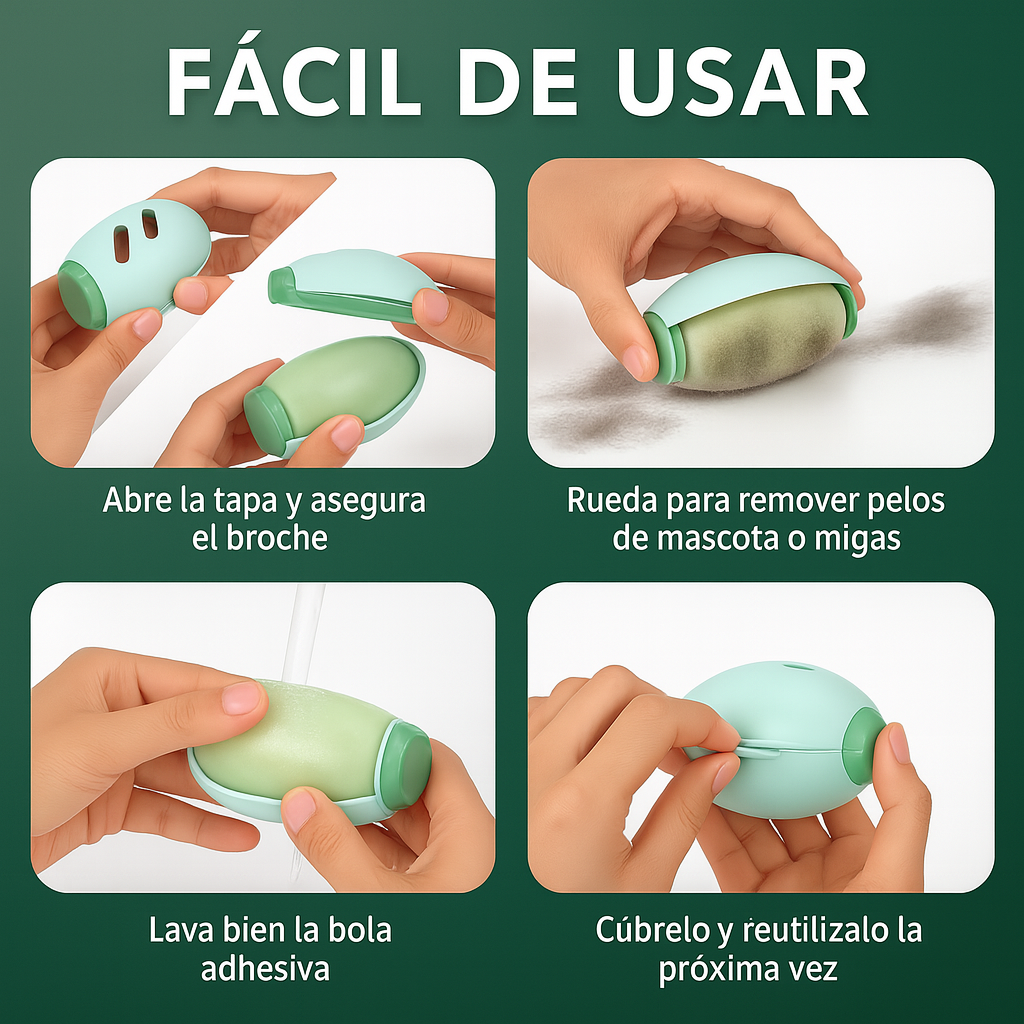 Roller Lux Pro Antipelusas 2X1🐶🐾🐈 + 1 Mini Rodillo Gratis🎁