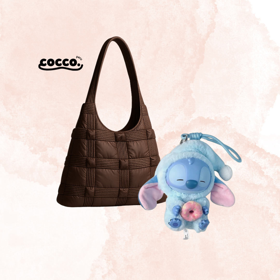 PACK STITCH LABUBU + BOLSO PUFFER🧸🎀