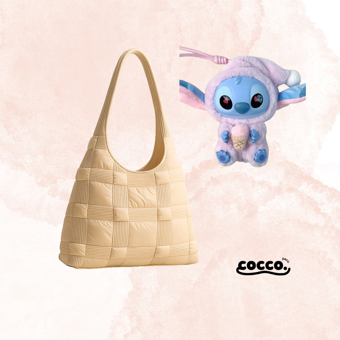 PACK STITCH LABUBU + BOLSO PUFFER🧸🎀