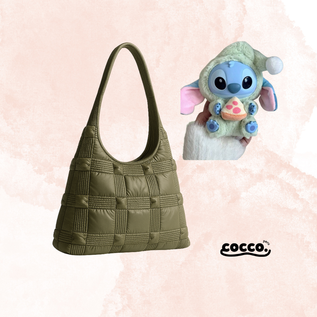 PACK STITCH LABUBU + BOLSO PUFFER🧸🎀