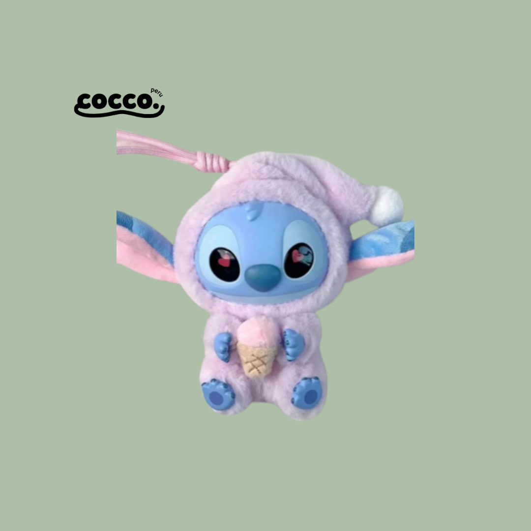 PACK 3 X 100 STITCH LABUBU + 1 CLIP HAWAIANO GRATIS🎁💘