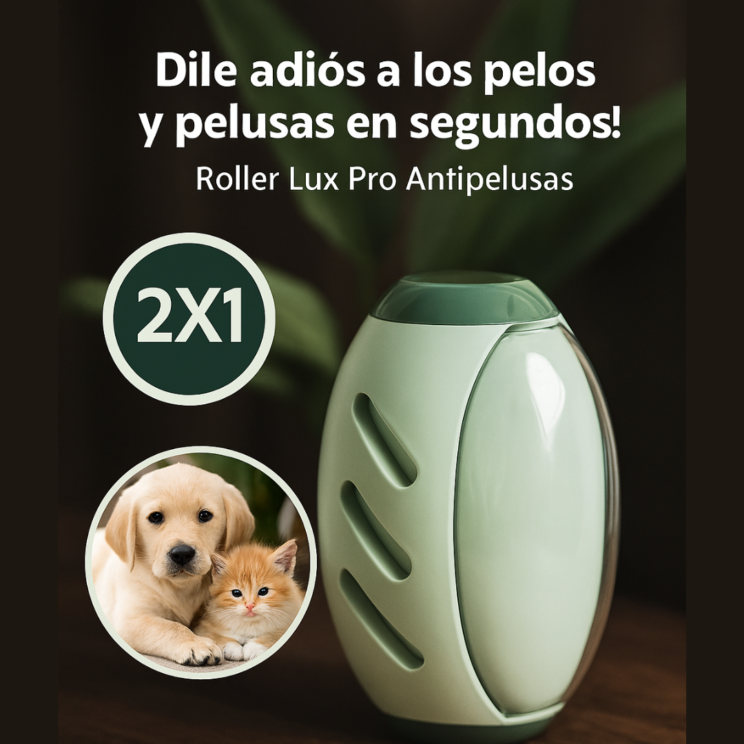 Roller Lux Pro Antipelusas 2X1🐶🐾🐈 + 1 Mini Rodillo Gratis🎁