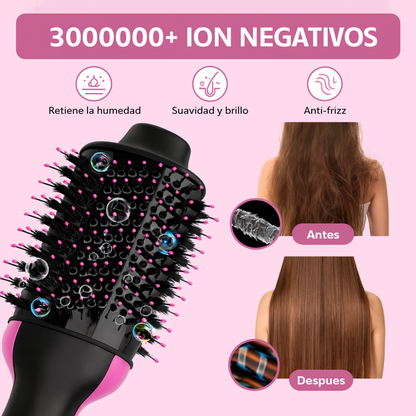 Cepillo Alisador Pro 3 en 1 + Crema para peinar Antifrizz Gratis🎁🥥💘