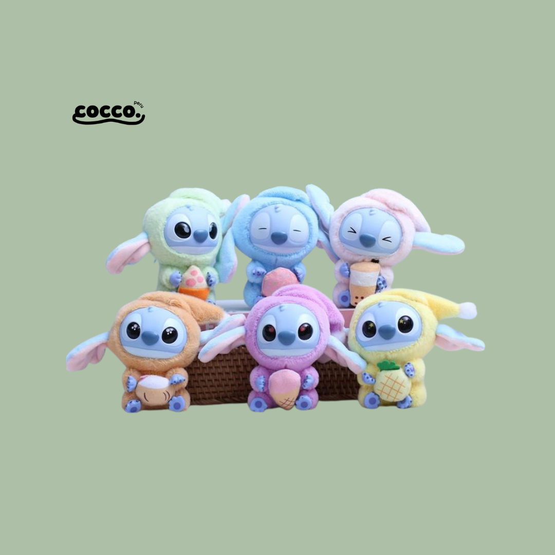 PACK 3 X 100 STITCH LABUBU + 1 CLIP HAWAIANO GRATIS🎁💘